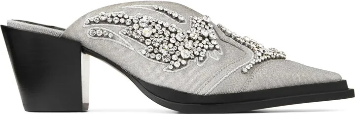 Cece 60mm glitter mules