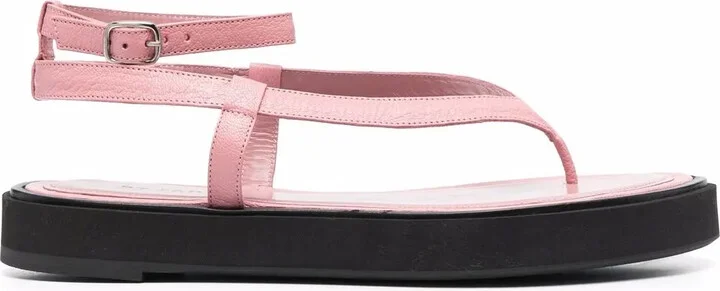 Cece grained-leather sandals