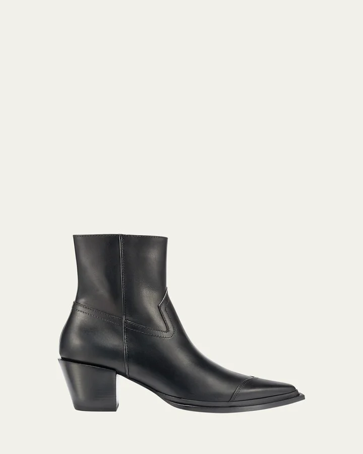 Cece Leather Western Booties