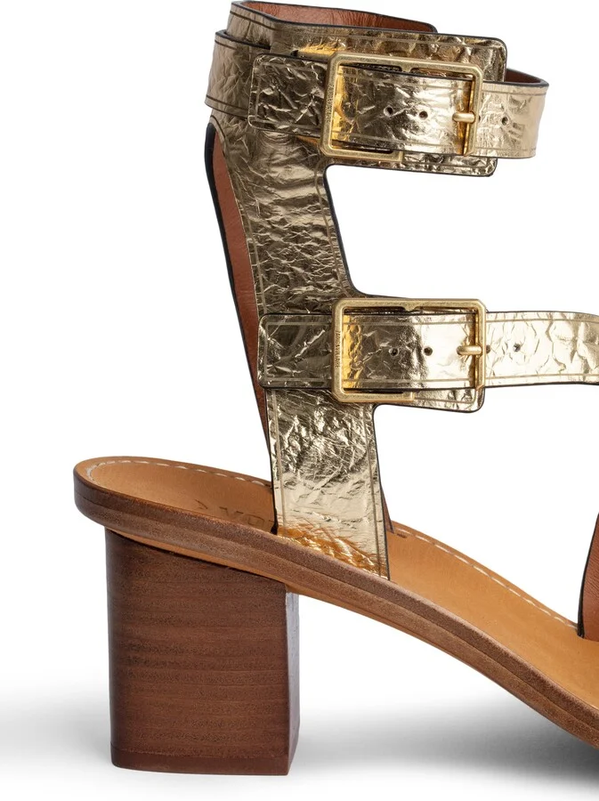 Cecelia Caprese Block Heel Asymmetric Sandal - Image 5