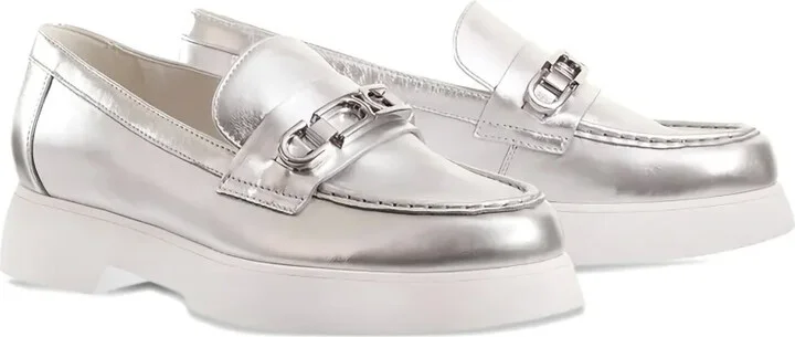 Cecil metallic leather loafers - Image 2