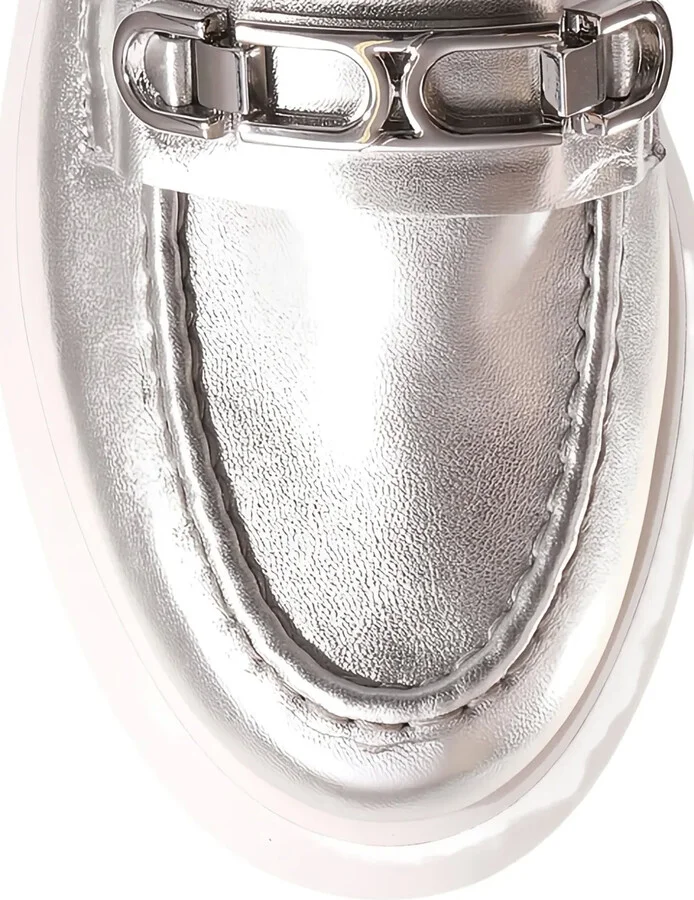 Cecil metallic leather loafers - Image 5