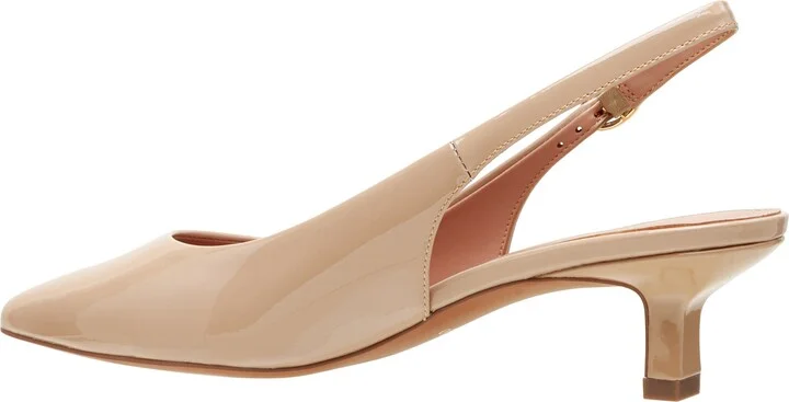 Cecil Slingback Pointed Toe Kitten Heel Pump - Image 2