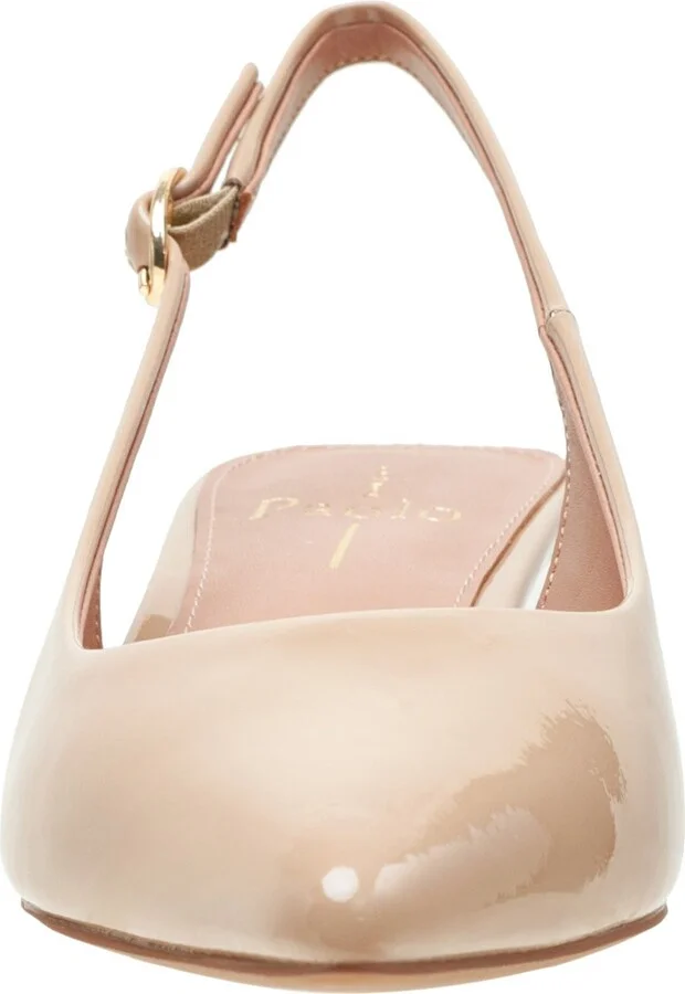 Cecil Slingback Pointed Toe Kitten Heel Pump - Image 4