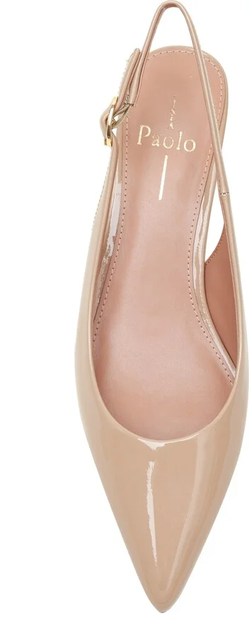 Cecil Slingback Pointed Toe Kitten Heel Pump - Image 5