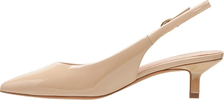 Cecil Slingback Pointed Toe Kitten Heel Pump - Image 7