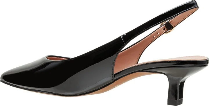 Cecil Slingback Pointed Toe Kitten Heel Pump - Image 11