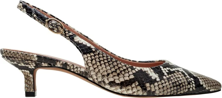 Cecil Slingback Pointed Toe Kitten Heel Pump - Image 3