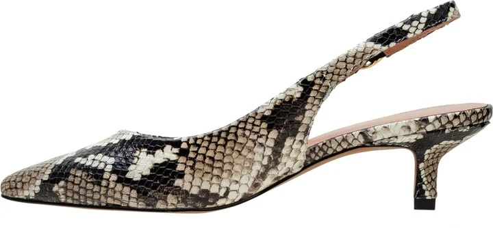 Cecil Slingback Pointed Toe Kitten Heel Pump - Image 8