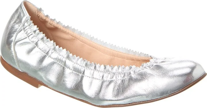 Cecila Leather Flat