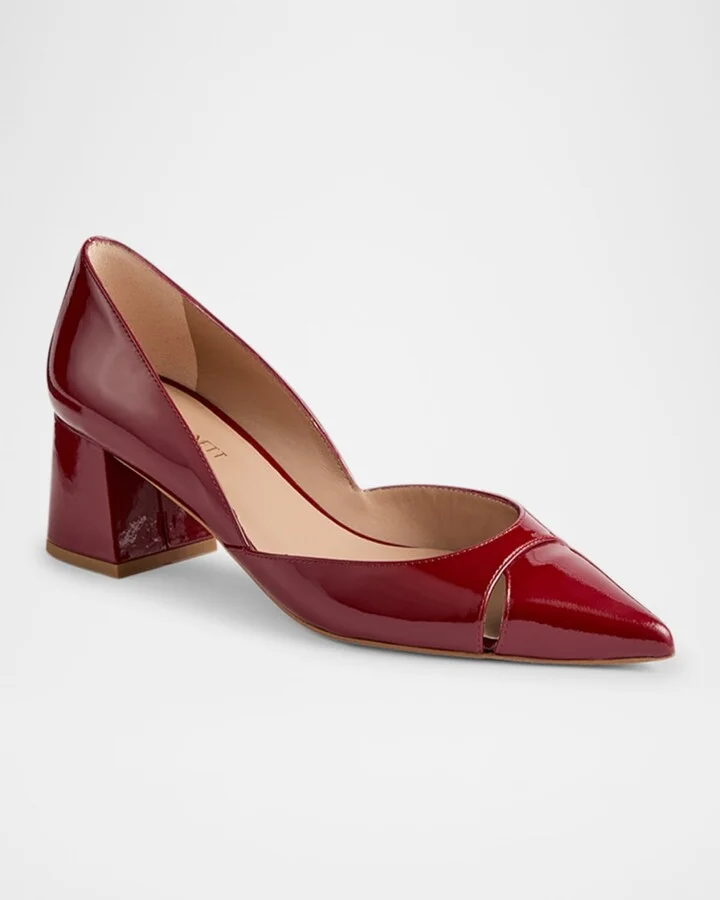Cecile Cut Out Patent Pumps - Image 6