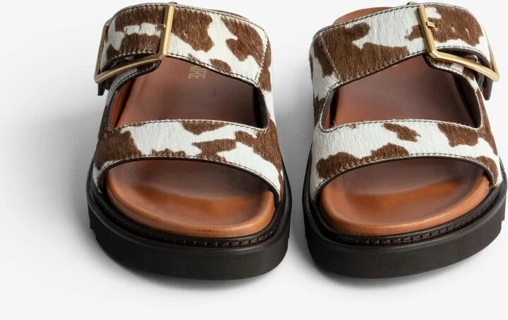 Cecilia Alpha Cow Sandals - Image 3