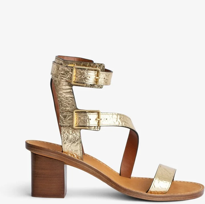 Cecilia Crinkled Caprese Sandals