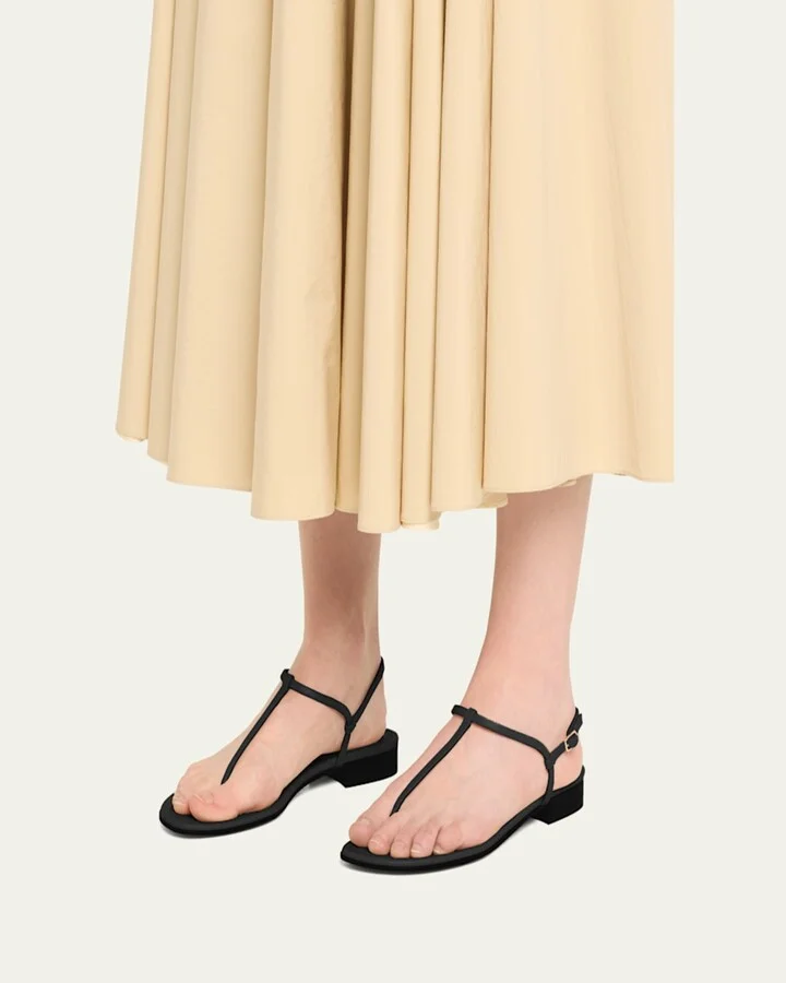 Cecilia Leather Thong Sandals - Image 8