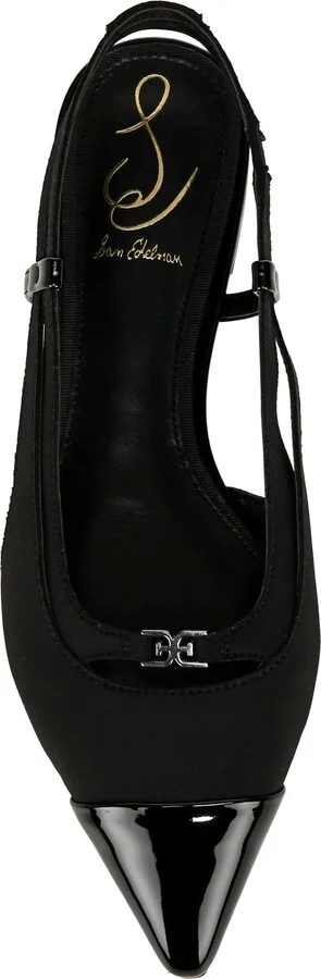 Cecilia Slingback Pointed Cap Toe Flat - Image 5