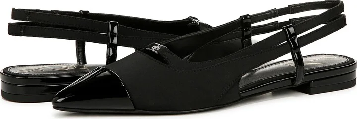 Cecilia Slingback Pointed Cap Toe Flat - Image 8