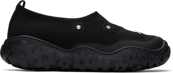Cecilie Bahnsen Black Glam Sneakers