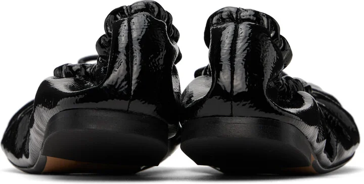 Cecilie Bahnsen Black Orbella Ballerina Flats - Image 2