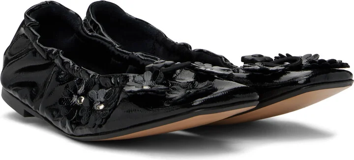 Cecilie Bahnsen Black Orbella Ballerina Flats - Image 4