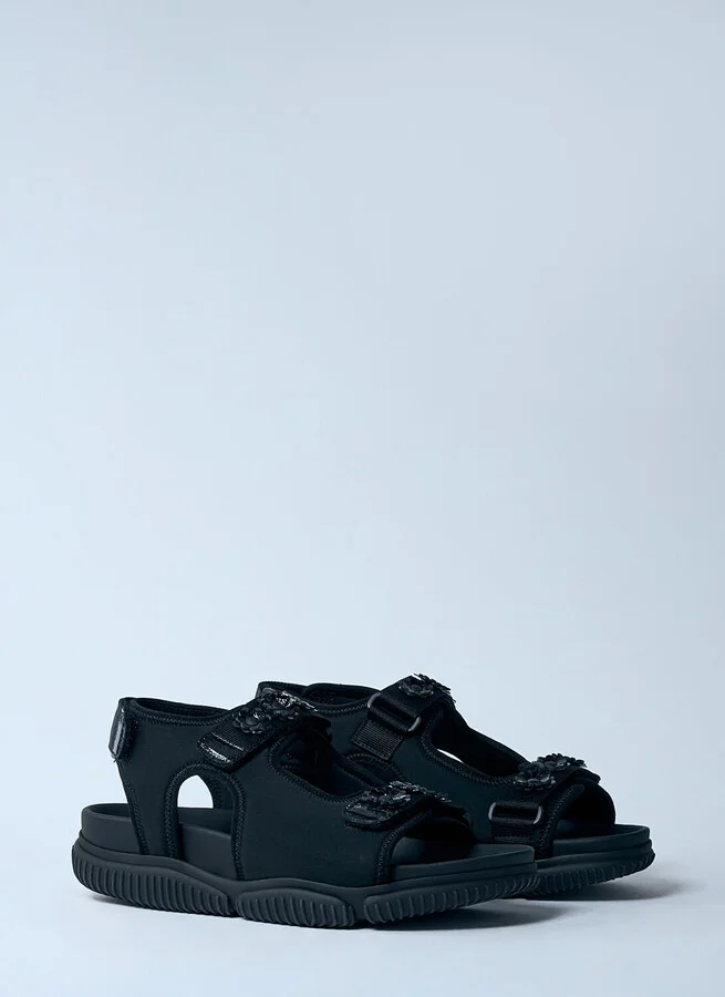 Cecilie Bahnsen Embellished Sandals - Woman Sandals Black Eu - 37 - Image 2