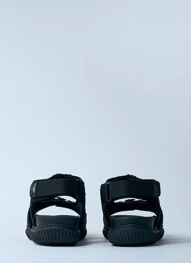 Cecilie Bahnsen Embellished Sandals - Woman Sandals Black Eu - 37 - Image 6