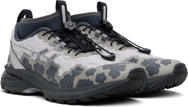 Cecilie Bahnsen Gray & Silver ASICS Edition GEL-Terrain MT Sneakers - Image 4