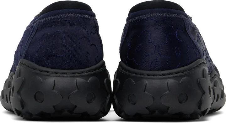 Cecilie Bahnsen Navy Alina Sneakers - Image 2