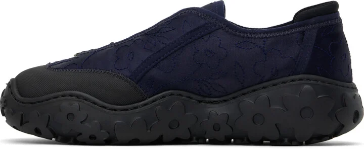 Cecilie Bahnsen Navy Alina Sneakers - Image 3