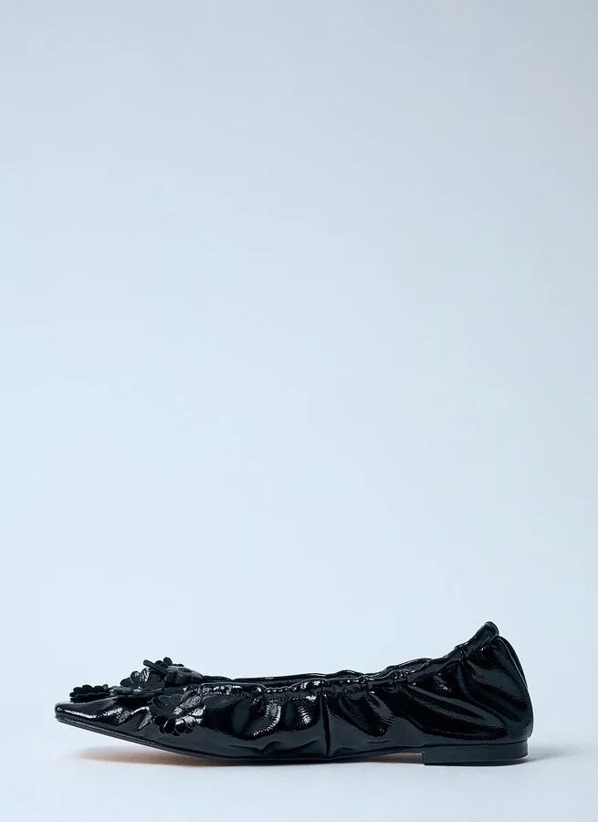 Cecilie Bahnsen Orbella Ballerina Pumps - Woman Flats Black Eu - 36 - Image 4