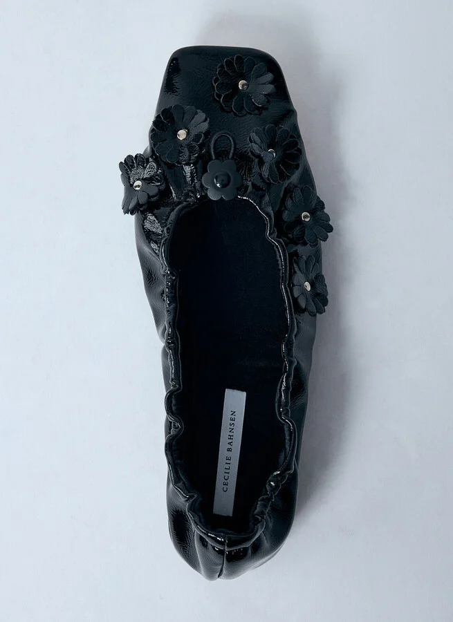 Cecilie Bahnsen Orbella Ballerina Pumps - Woman Flats Black Eu - 36 - Image 5