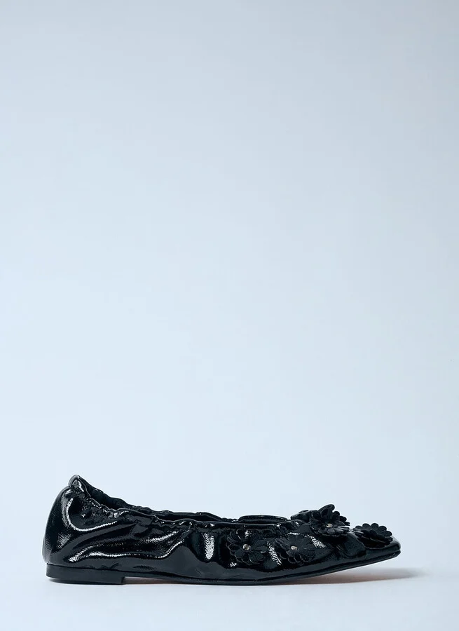 Cecilie Bahnsen Orbella Ballerina Pumps - Woman Flats Black Eu - 36