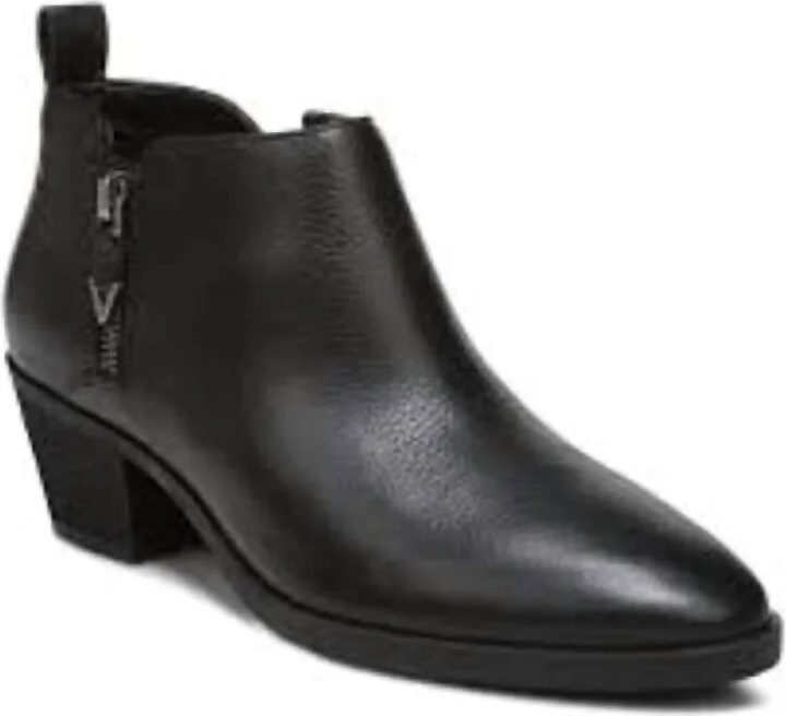 Cecily Ankle Boot - Medium Width In Black