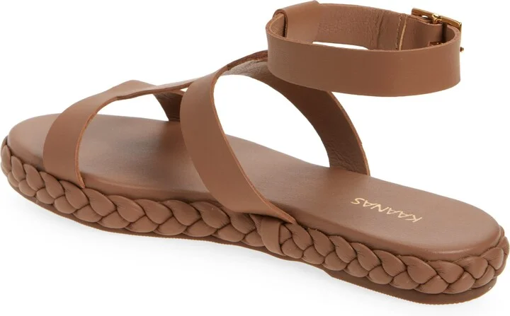 Cedros Braid Detail Ankle Strap Sandal - Image 2