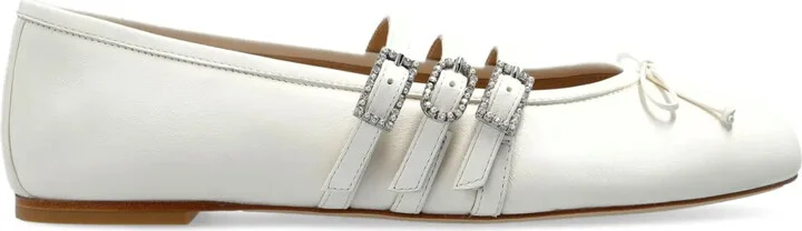 Celeste buckle-embellished ballet flats