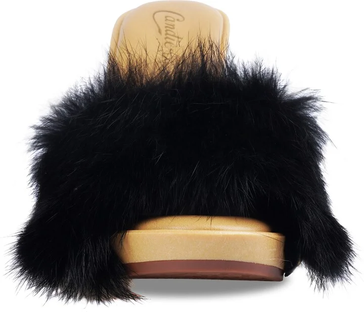 Celestine Faux Fur Side Sandal - Image 4