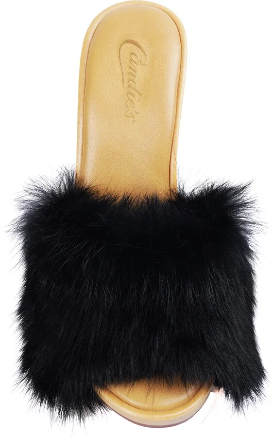 Celestine Faux Fur Side Sandal - Image 5