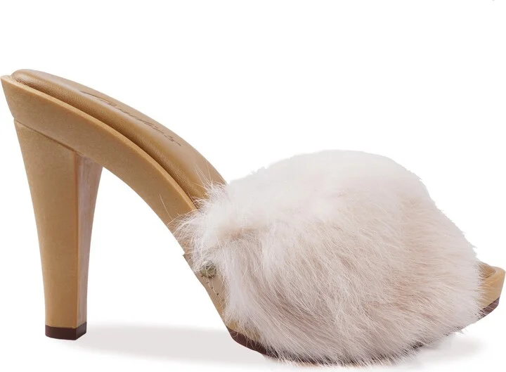 Celestine Faux Fur Side Sandal - Image 9