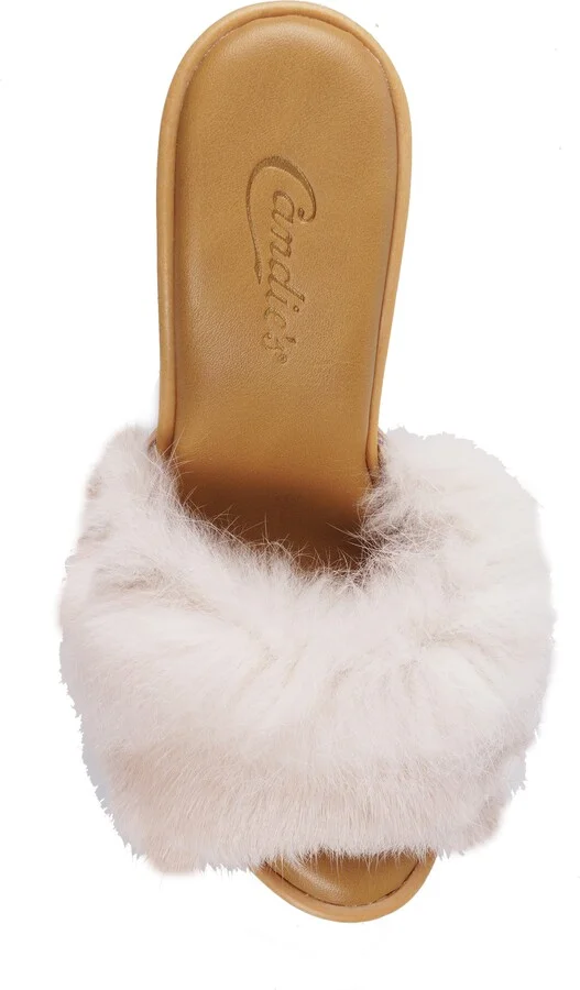 Celestine Faux Fur Side Sandal - Image 11