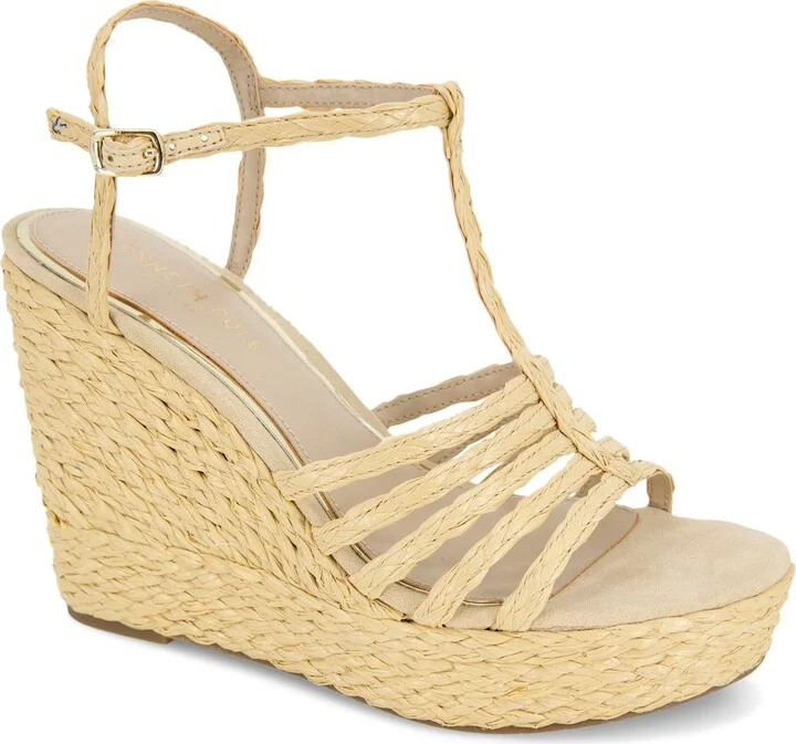 Celia Ankle Strap Platform Wedge Sandal