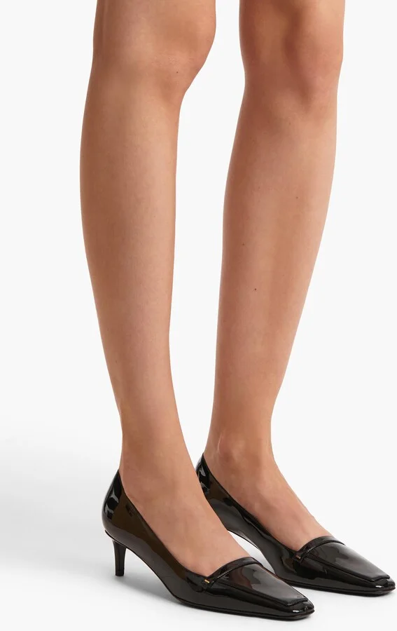 Celia Pump in Black Patent Leather - Image 5