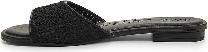Celin Floral Lace Flat Sandals - Image 4