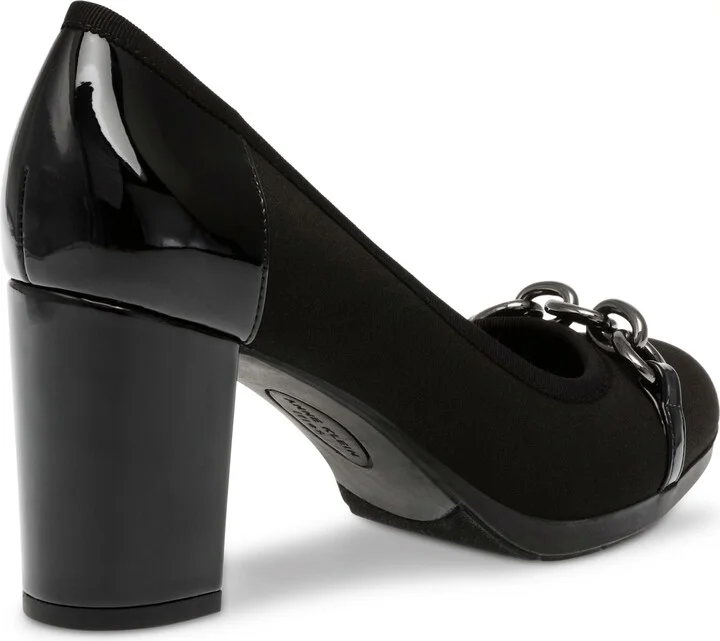 Celina Chain Block Heel Pump - Image 2