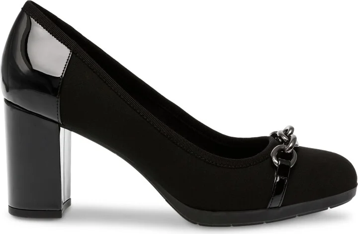 Celina Chain Block Heel Pump - Image 3