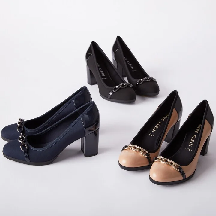 Celina Chain Block Heel Pump - Image 8