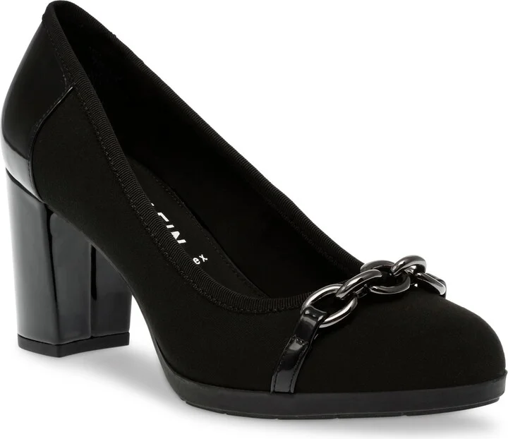 Celina Chain Block Heel Pump