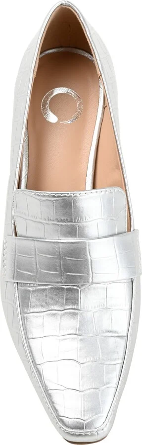 Celina Croc Embossed Loafer Pump - Wide Width Available - Image 9