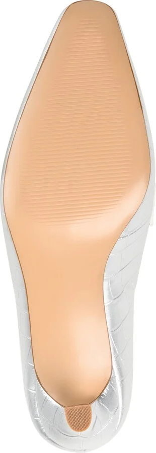 Celina Croc Embossed Loafer Pump - Wide Width Available - Image 10