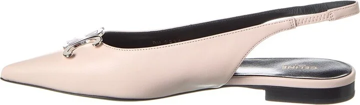 Celine Alma Triomphe Leather Slingback Flat - Image 2