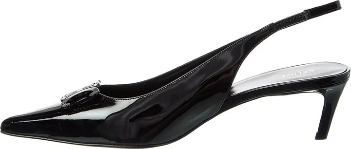 Celine Alma Triomphe Patent Slingback Pump - Image 2