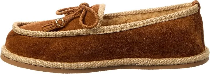 Celine Boubou Suede & Shearling Slipper - Image 2